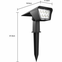 Lámpara solar Lumisky Curtis Gris (2 Unidades)