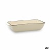 Cazuela Quid Cocco Ceru00e1mica Blanco (23 x 11 x 4,5 cm) (Pack 12x)