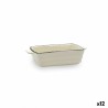 Cazuela Quid Cocco 16 x 9 x 4 cm Ceru00e1mica Blanco (12 Unidades)