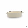 Cazuela Quid Cocco Blanco Ceru00e1mica 19 x 10,5 x 5 cm (12 Unidades) (Pack 12x)