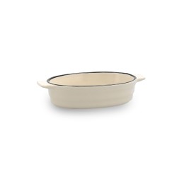 Cazuela Quid Cocco Blanco Ceru00e1mica 18 x 11 x 4 cm (12 Unidades) (Pack 12x)