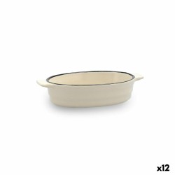 Cazuela Quid Cocco Blanco Ceru00e1mica 18 x 11 x 4 cm (12 Unidades) (Pack 12x)