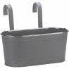 Maceta Colgante Smart Garden metal Gris