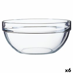 Ensaladera Luminarc Transparente Vidrio (u00d8 26 cm) (6 Unidades)