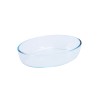 Fuente para Horno Pyrex Classic Vidrio Transparente Vidrio Ovalada 26 x 18 x 7 cm (6 Unidades)