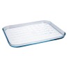 Molde Rectangular Pyrex Classic Vidrio Transparente Vidrio 33 x 27 x 2 cm Plano (6 Unidades)