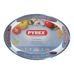 Fuente para Horno Pyrex Classic Vidrio Transparente Vidrio Ovalada 30 x 21 x 7 cm (4 Unidades)