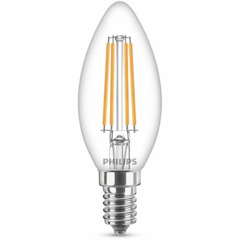 Bombilla LED Vela Philips Equivalent E14 60 W Blanco E (2700 K)