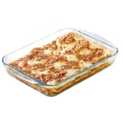 Fuente para Horno Pyrex Classic Vidrio Transparente Vidrio Rectangular 40 x 27 x 6 cm (6 Unidades)