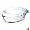 Fuente de Cocina u00d4 Cuisine Ocuisine Vidrio Con Tapa 3 L 1,1 L Transparente Vidrio 3 Unidades