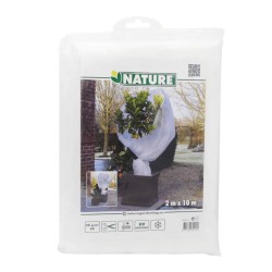 Lona de Protección Nature 6030118 Blanco Polipropileno Plástico 2 x 10 m