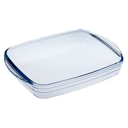 Molde Rectangular u00d4 Cuisine Ocuisine Vidrio Transparente Vidrio 23 x 15 x 5 cm Rectangular (6 Unidades)