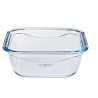 Fiambrera Hermu00e9tica Pyrex Cook & Go 16,7 x 16,7 x 7 cm Azul 850 ml Vidrio (6 Unidades)