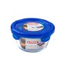 Fiambrera Hermu00e9tica Pyrex Cook & go 15,5 x 15,5 x 8,5 cm Azul 700 ml Vidrio (6 Unidades)