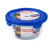 Fiambrera Hermu00e9tica Pyrex Cook&go 20 x 20 x 10,3 cm Azul 1,6 L Vidrio (6 Unidades)