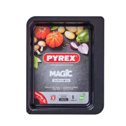 Fuente para Horno Pyrex Magic Rectangular 26 x 18 cm Metal 6 Unidades