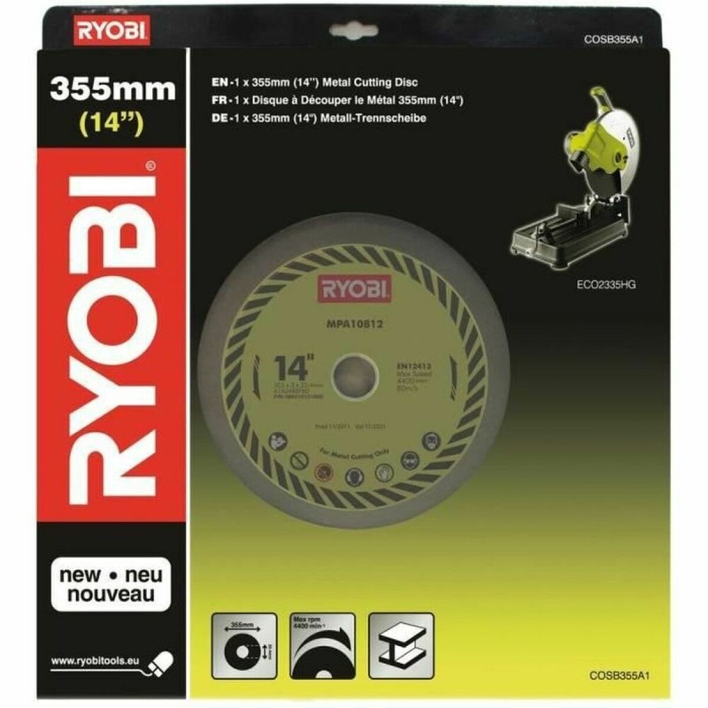 Disco de corte Ryobi 5132002684 Metal