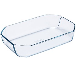 Fuente para Horno Pyrex Inspiration Transparente Vidrio Rectangular 30 x 20 x 6,45 cm (5 Unidades)