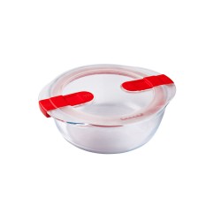 Fiambrera Hermu00e9tica Pyrex Cook&heat 1,1 L 21 x 18 x 7 cm Transparente Vidrio (5 Unidades)