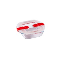 Fiambrera Hermu00e9tica Pyrex Cook & Heat 15 x 12 x 4 cm 350 ml Transparente Vidrio (6 Unidades)