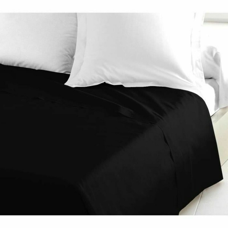 Sábana Encimera Lovely Home Negro 240 x 300 cm (Cama doble)