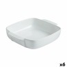 Fuente para Horno Pyrex Signature Blanco Ceru00e1mica Cuadrada 29 x 24 x 7 cm (6 Unidades)