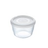 Fiambrera Redonda con Tapa Pyrex Cook&freeze 600 ml 12 x 12 x 9 cm Transparente Vidrio Silicona (8 Unidades)