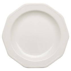 Plato Llano Churchill Artic White Ceru00e1mica Blanco Loza u00d8 27 cm (6 Unidades)