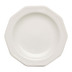 Plato de Postre Churchill Artic Ceru00e1mica Blanco Loza (u00d8 20,5 cm) (6 Unidades)