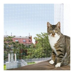 Red de seguridad Trixie 44343 Gato Transparente Nailon 8 x 3 m