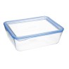 Fiambrera Hermu00e9tica Pyrex Pure Glass Transparente Vidrio (800 ml) (6 Unidades)