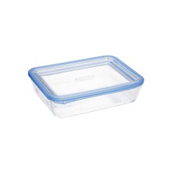 Fiambrera Hermu00e9tica Pyrex Pure Glass Transparente Vidrio (1,5 L) (5 Unidades)