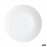 Plato Hondo Luminarc Pampille Blanco Vidrio (20 cm) (24 Unidades)