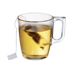 Taza Luminarc Stripy Desayuno Transparente Vidrio (250 ml) (6 Unidades)