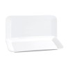 Fuente de Cocina Quid Basic Rectangular Ceru00e1mica Blanco (25,9 x 15 cm) (6 Unidades)