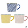 Taza Quid Pippa Multicolor Ceru00e1mica 350 ml (12 Unidades)