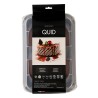 Molde para Horno Quid Sweet Grey Negro Metal 36 x 23 x 4,5 cm Con Tapa (4 Unidades)