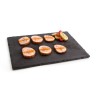 Bandeja de Ceru00e1mica Efecto Pizarra Quid Gastro Fresh Negro (40 x 30 cm) (12 Unidades)