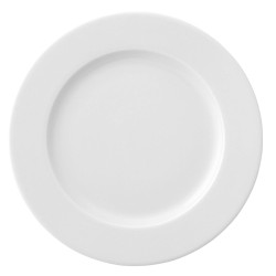 Plato Llano Ariane Prime Ceru00e1mica Blanco (24 cm) (12 Unidades)