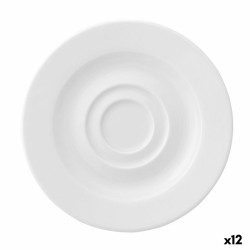 Plato Ariane Prime Espresso Ceru00e1mica Blanco 13 cm (12 Unidades)