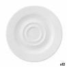 Plato Ariane Prime Espresso Ceru00e1mica Blanco 13 cm (12 Unidades)