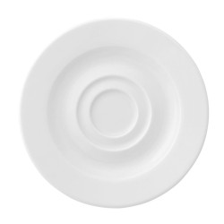 Plato Ariane Prime Espresso Ceru00e1mica Blanco 13 cm (12 Unidades)