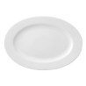 Plato Llano Ariane Prime Ovalado Ceru00e1mica Blanco (32 x 25 cm) (6 Unidades)