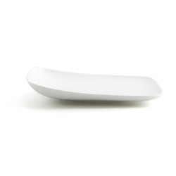 Plato Llano Ariane Vital Cuadrado Ceru00e1mica Blanco (27 x 21 cm) (12 Unidades)