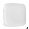 Plato Llano Ariane Vital Cuadrado Ceru00e1mica Blanco (30 x 22 cm) (6 Unidades)