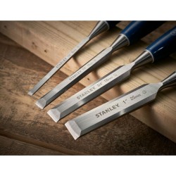 Set de cinceles Stanley 5002 Madera 6, 12, 18, 25 mm 4 Piezas