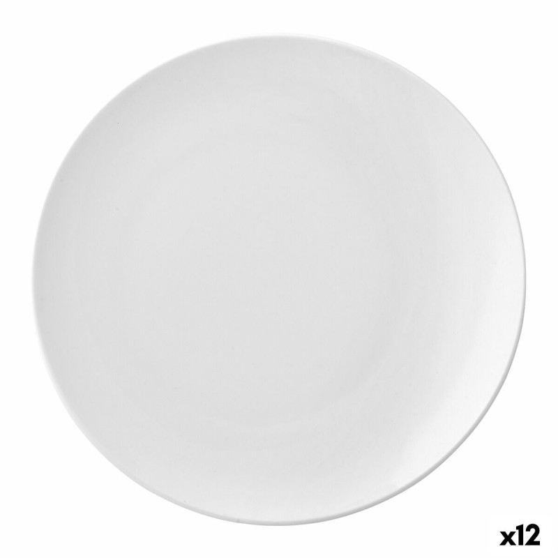 Plato Llano Ariane Vital Coupe Ceru00e1mica Blanco (u00d8 18 cm) (12 Unidades)