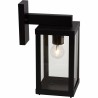 Aplique de Pared Brilliant Gaia Exterior Negro Metal 60 W E27