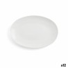 Fuente de Cocina Ariane Vital Coupe Ovalado Ceru00e1mica Blanco (u00d8 26 cm) (12 Unidades)