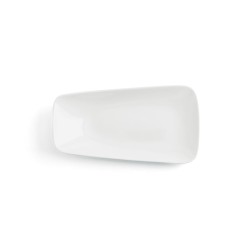 Plato Llano Ariane Vital Rectangular Ceru00e1mica Blanco (24 x 13 cm) (12 Unidades)